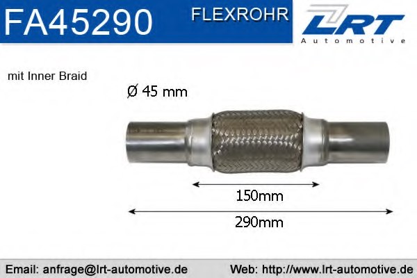 LRT FA45290 Flex Hose, exhaust system